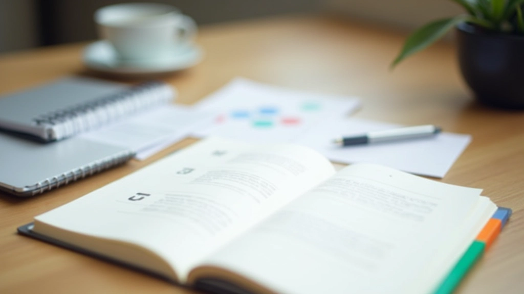 Taccuino con sezioni organizzate per categorie di contatti professionali